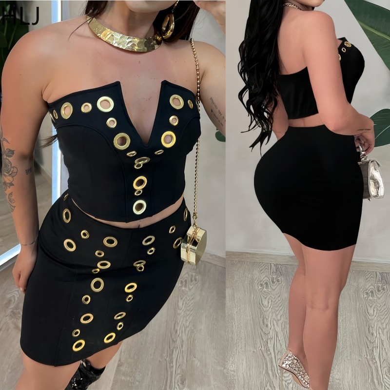Street Fashion News - HLJ Sexy Hollow Out 2 Pieces