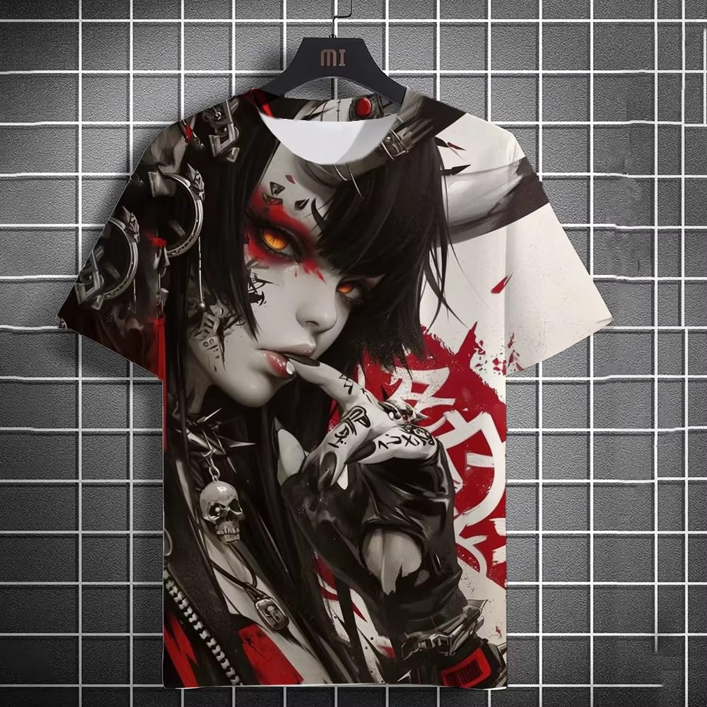 Street Fashion In Japanese - Japanese Anime Girl 3D Print Sports