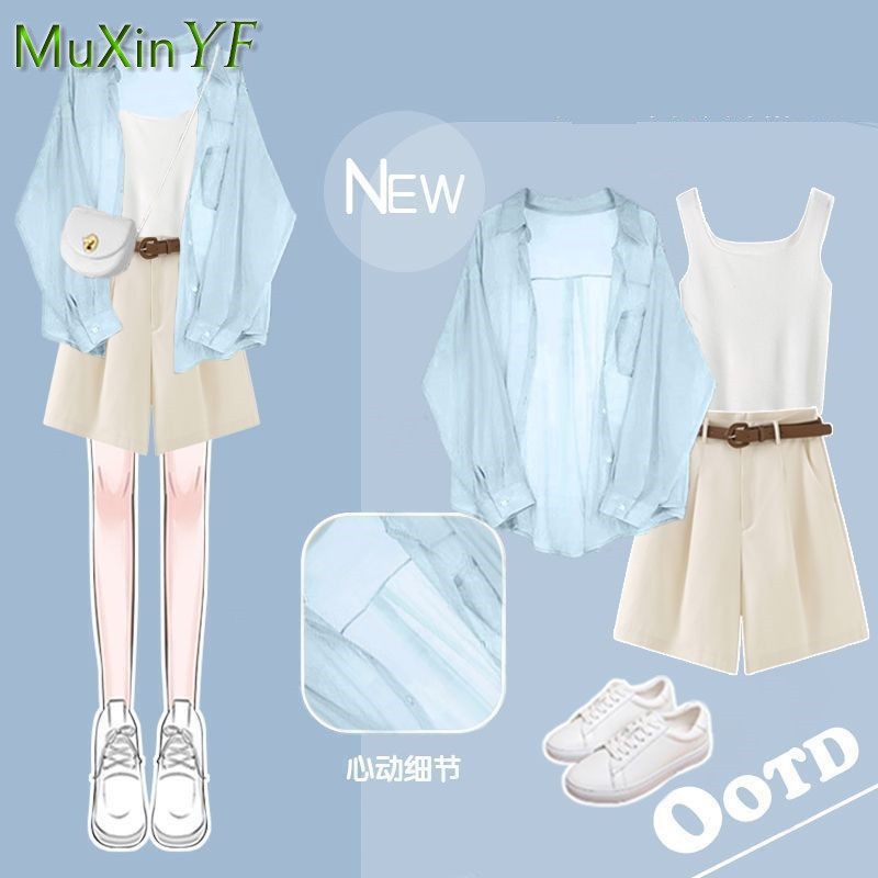 Street Fashion Korean - Women's Summer Shorts Suit 2026 New
