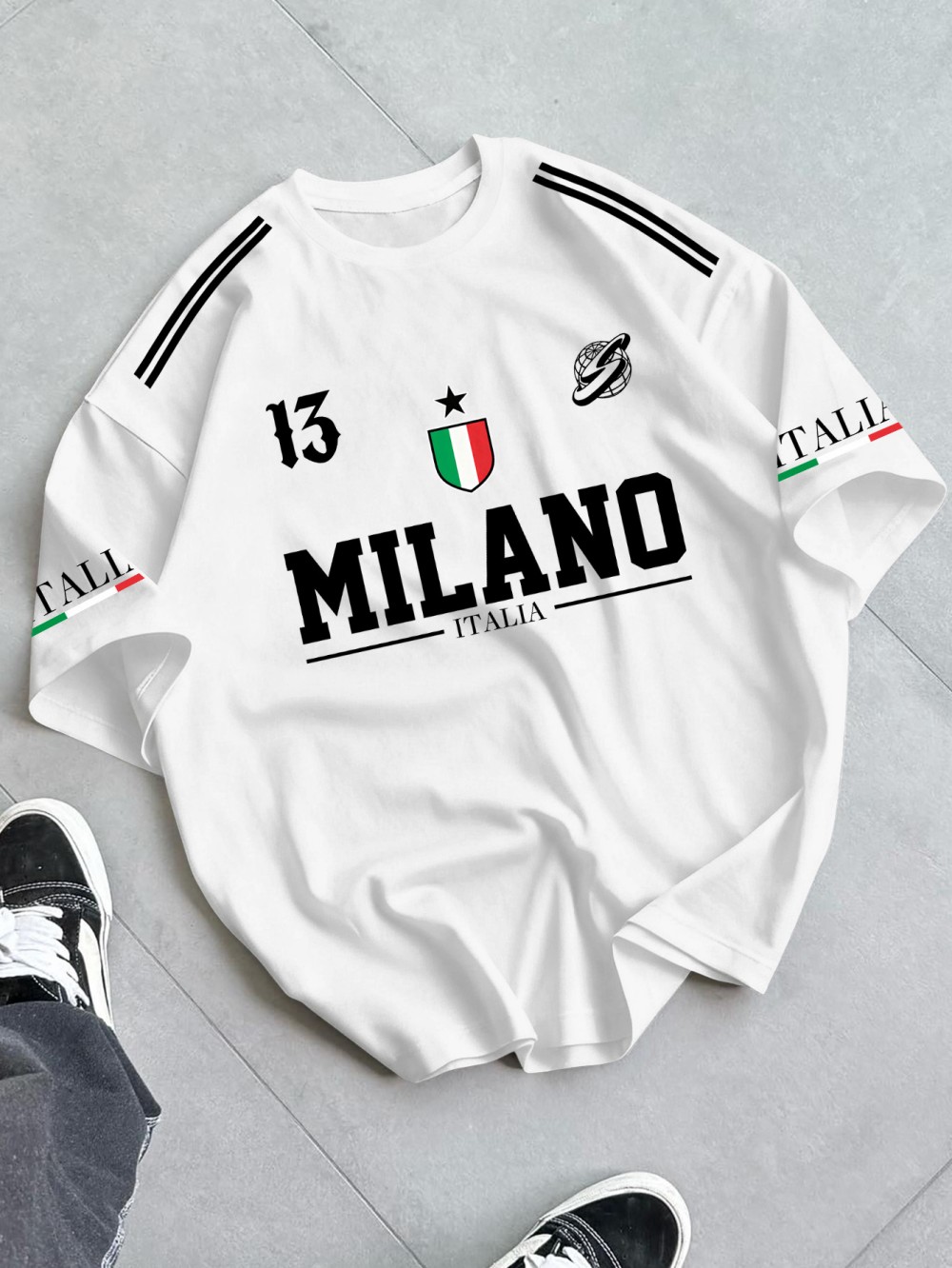 Street Fashion Milan - European and American men's summer creative