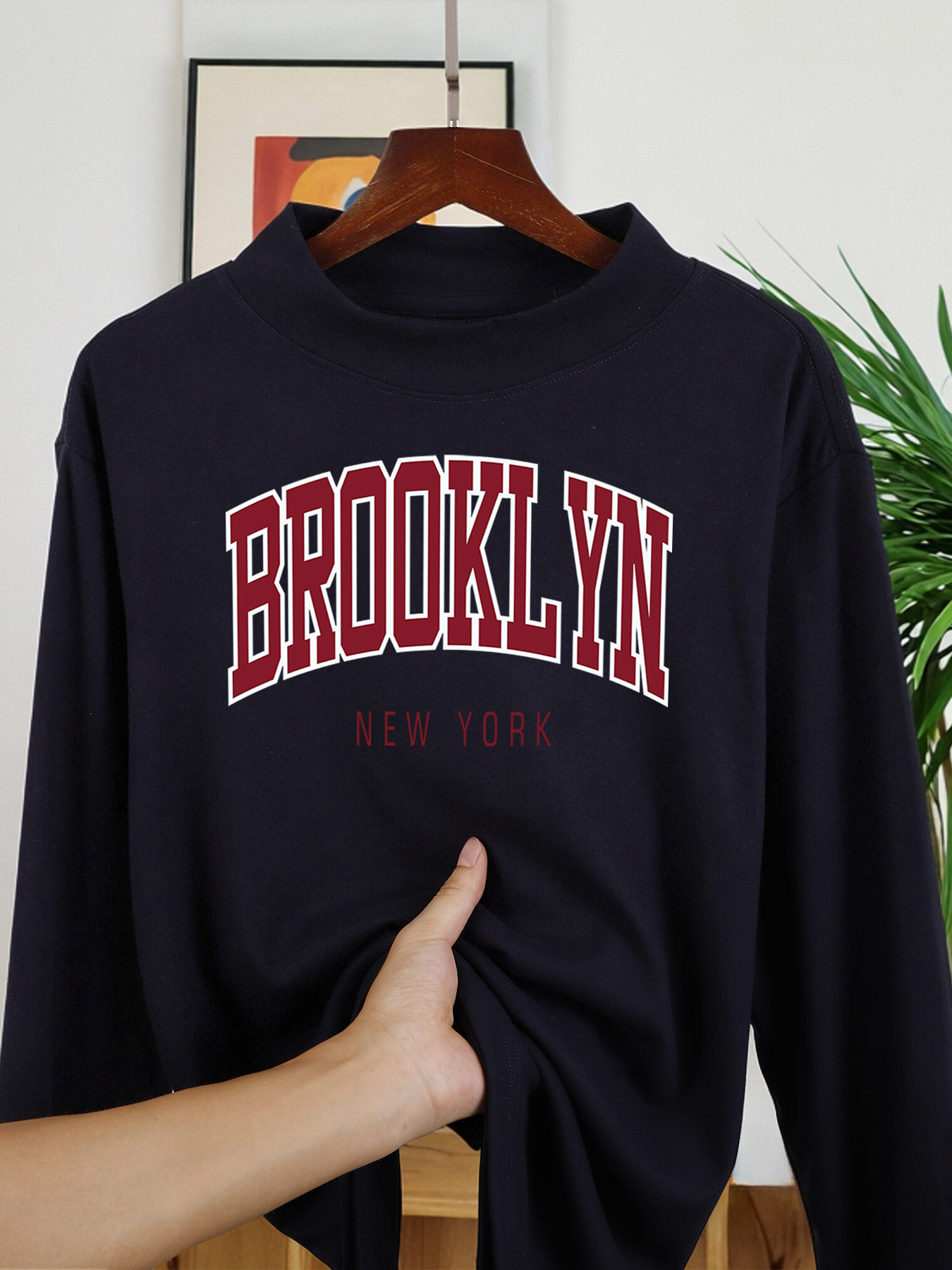 Street Fashion New York - Brooklyn New York Letter Printing Men