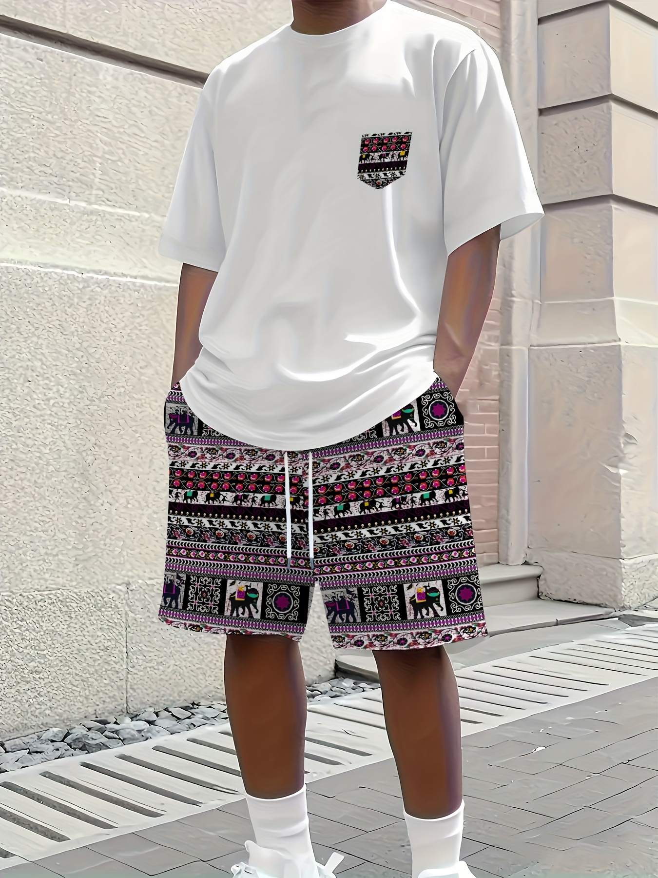 Street Fashion Styles - 2026 Summer New Men's Short-Sleeved Set
