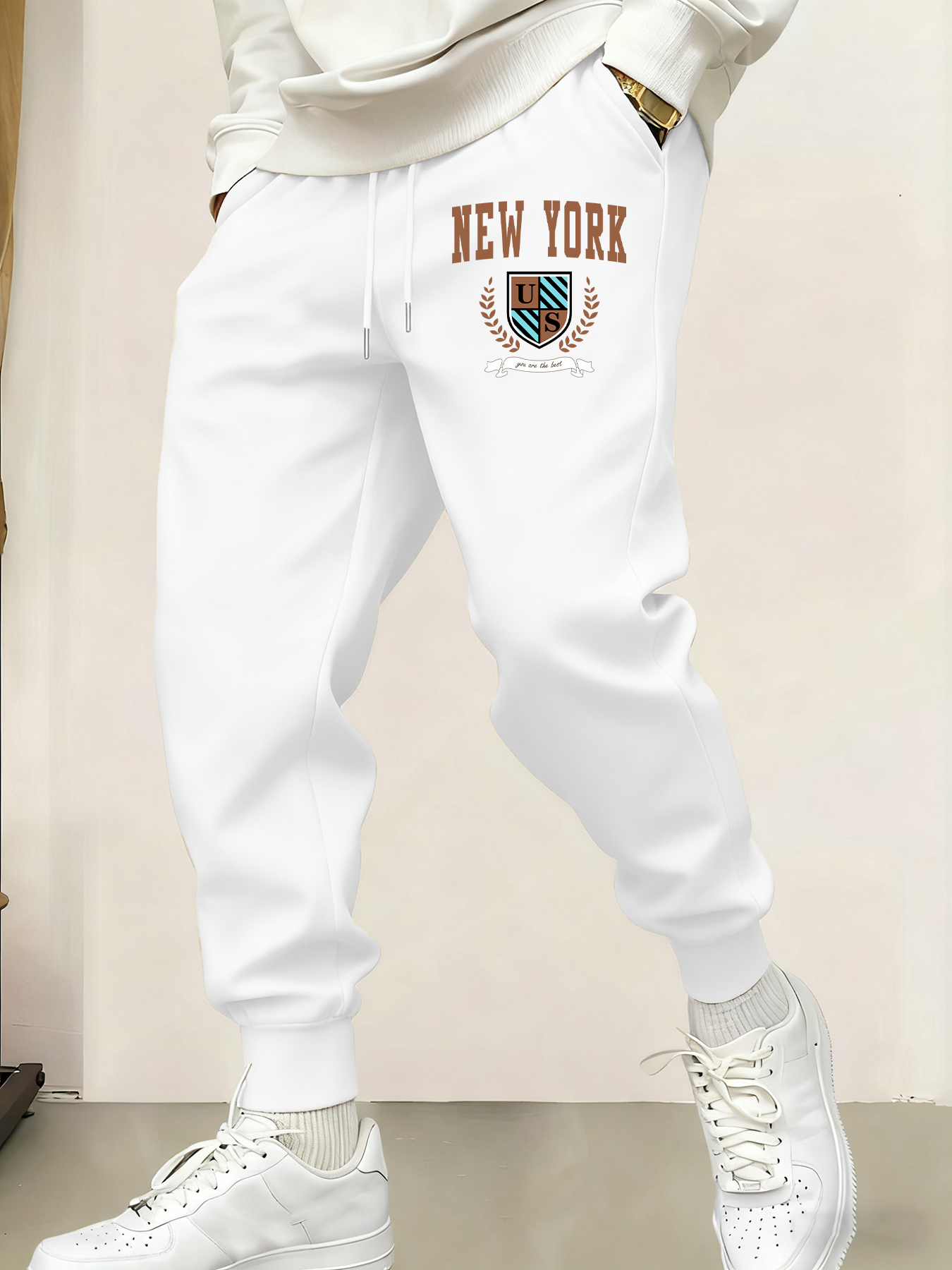 Street Fashion New York - New York Usa Print Mens Sweatpant