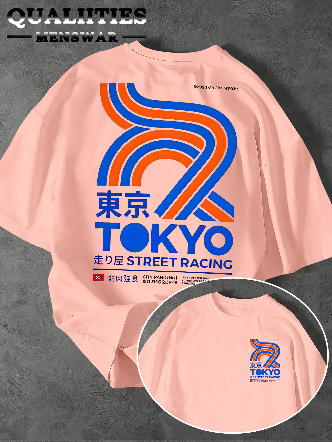 Summer Men's Street Trendy Fas - Street Fashion Tokyo のレビューと価格