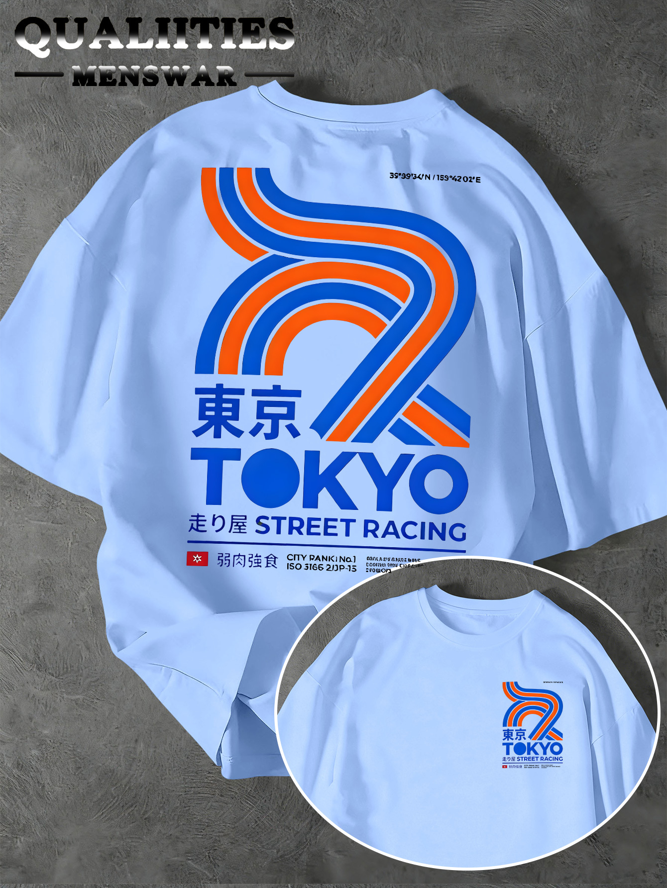 Summer Men's Street Trendy Fas - Street Fashion Tokyo のレビューと価格