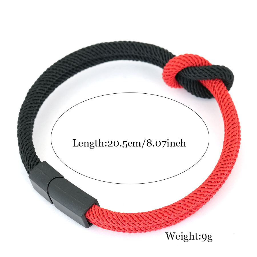 5 Styles Men Rope Bracelet Tru - Street Fashion Milan のレビューと価格