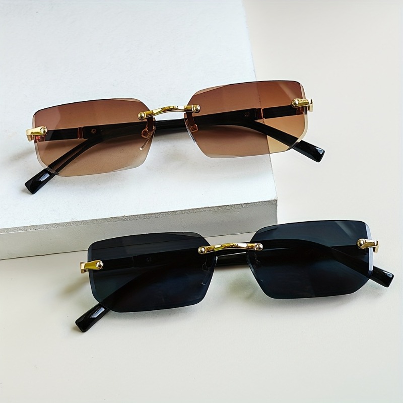 2-Pack Vintage Rimless Couple  - Street Fashion Shoot のレビューと価格