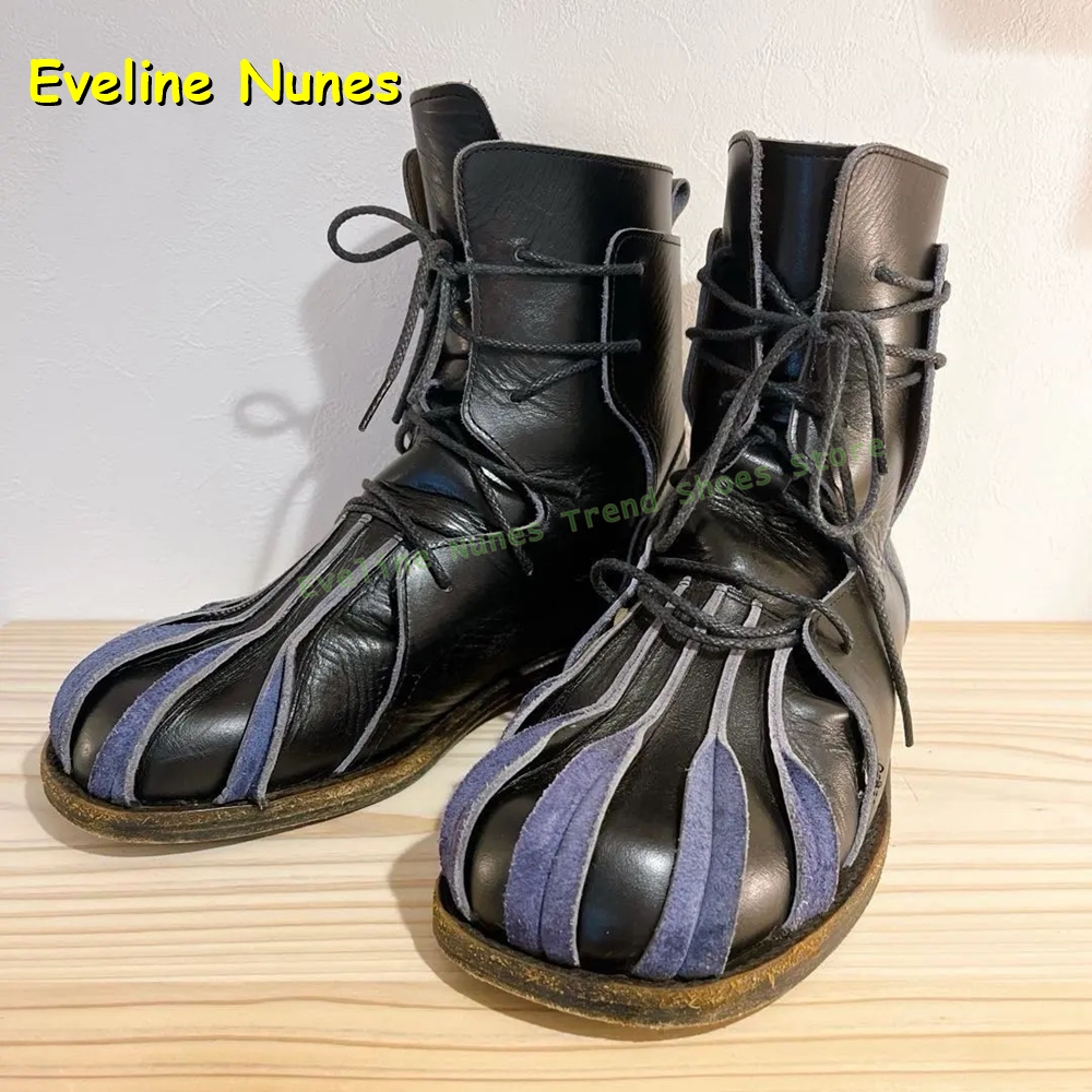Women Vintage Ankle Boots Blac - Street Fashion Vintage のレビューと価格
