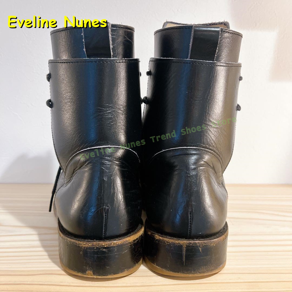 Women Vintage Ankle Boots Blac - Street Fashion Vintage のレビューと価格