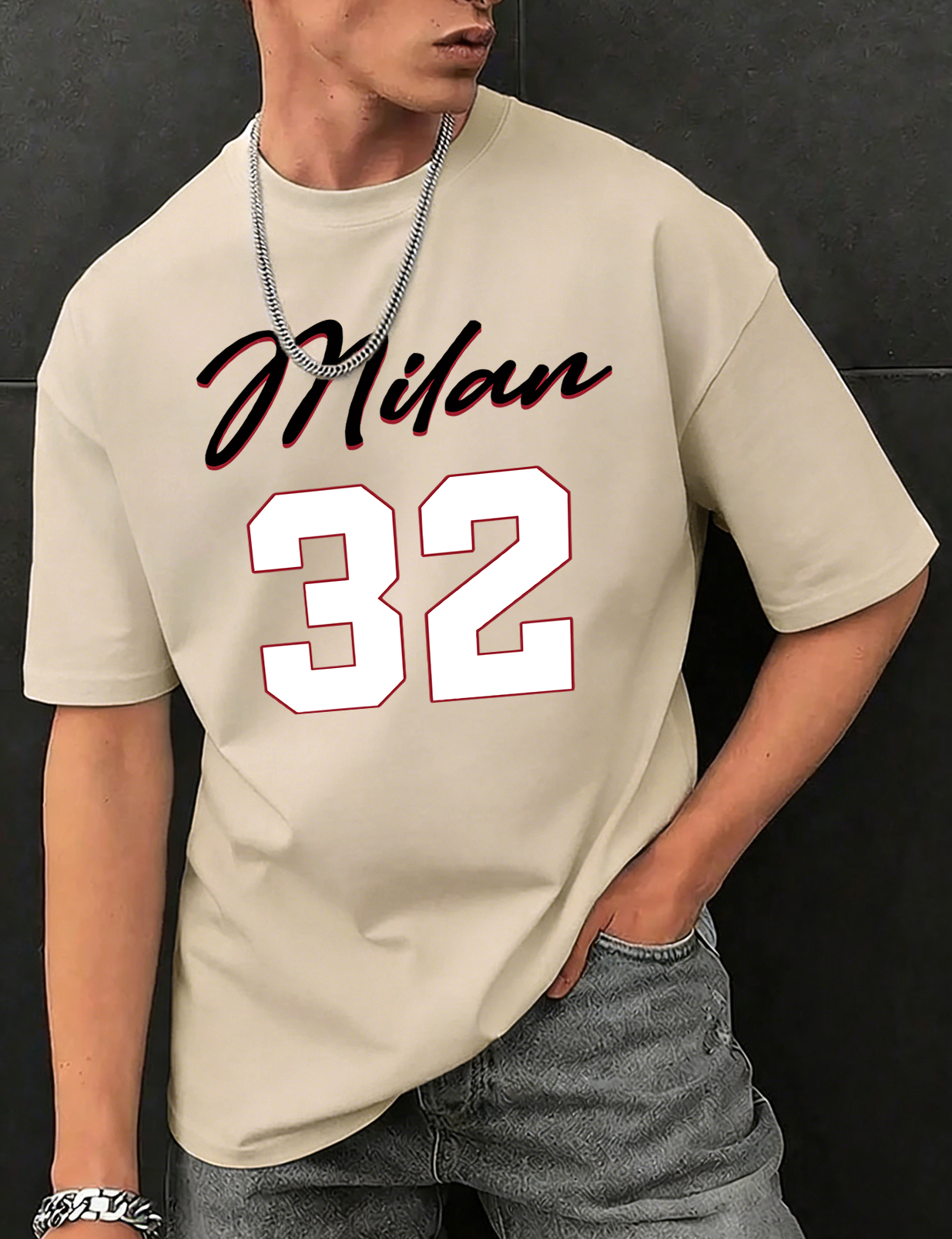 Milan Number 32 Creative Print - Street Fashion Milan のレビューと価格