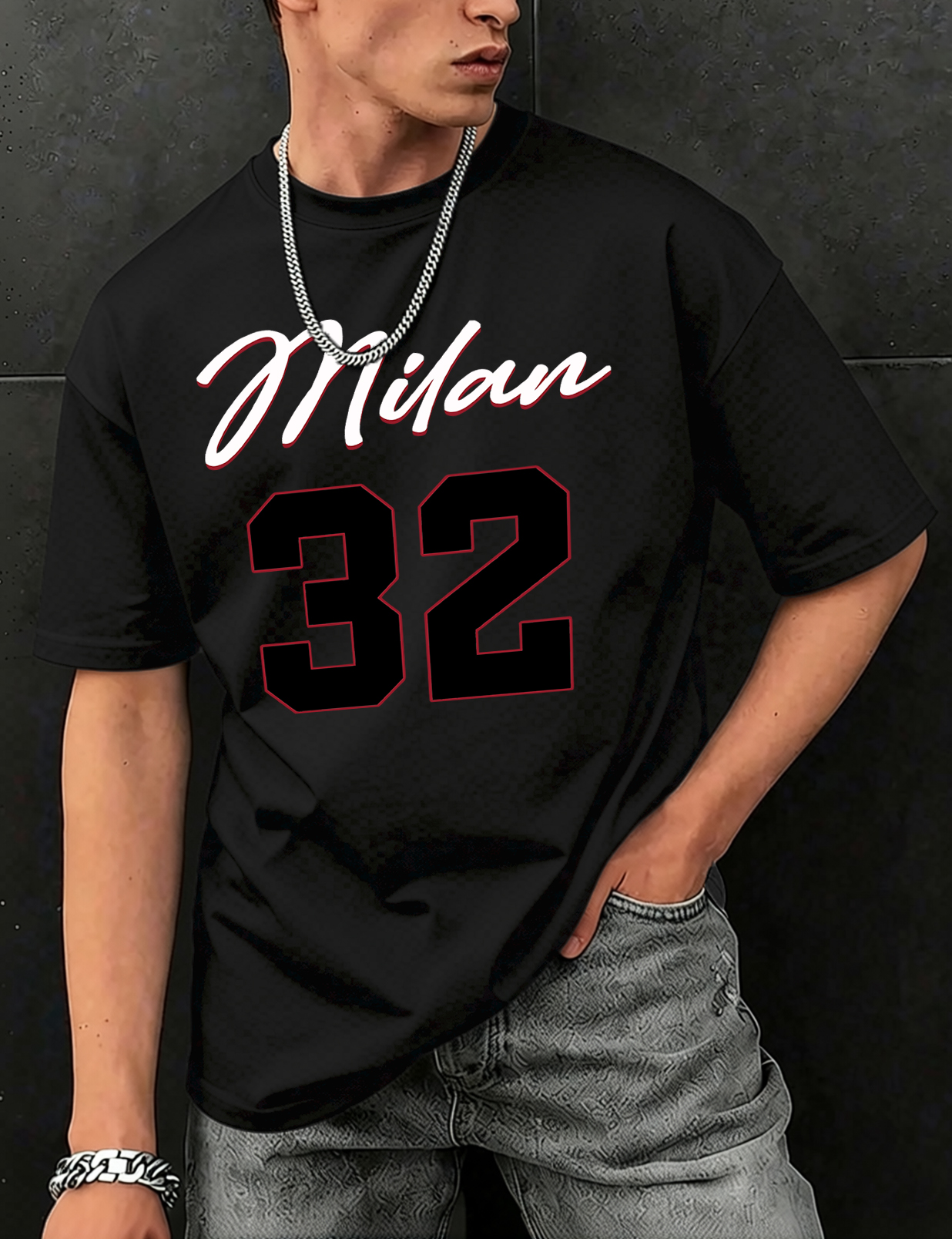 Milan Number 32 Creative Print - Street Fashion Milan のレビューと価格