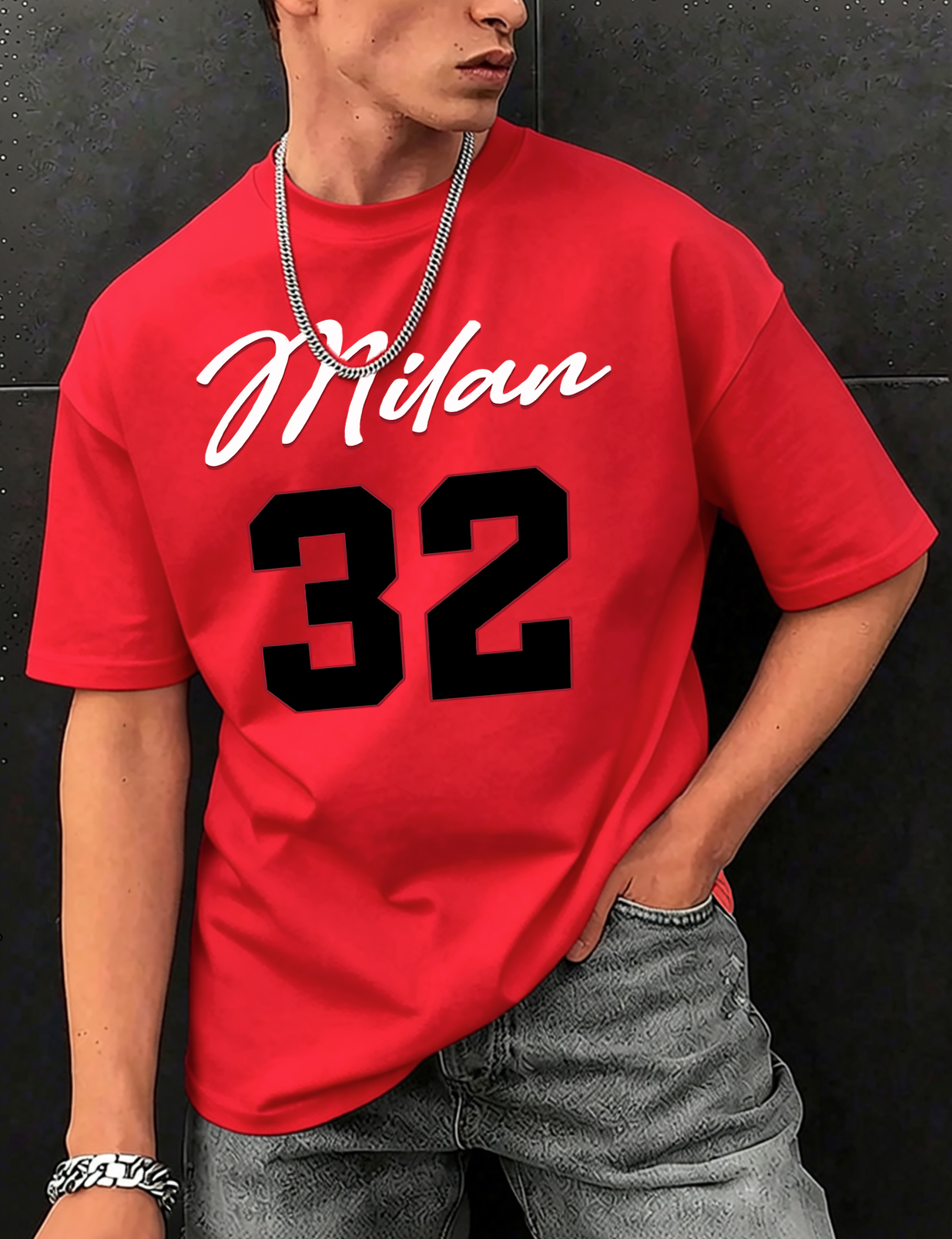 Milan Number 32 Creative Print - Street Fashion Milan のレビューと価格