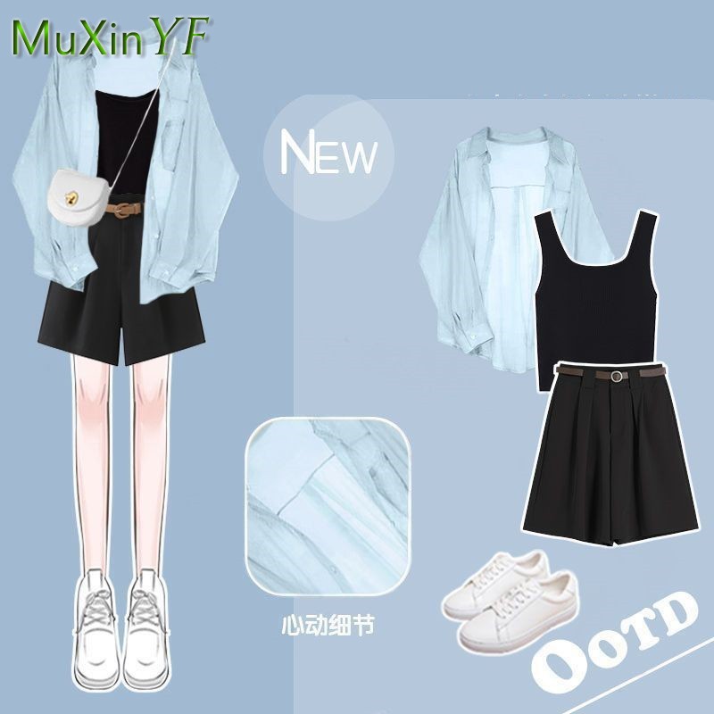 Women's Summer Shorts Suit 202 - Street Fashion Korean のレビューと価格