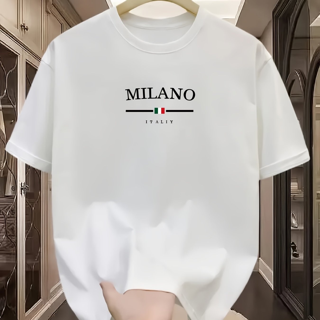 S-5XL Men's 100% Pure Cotton F - Street Fashion Milan のレビューと価格
