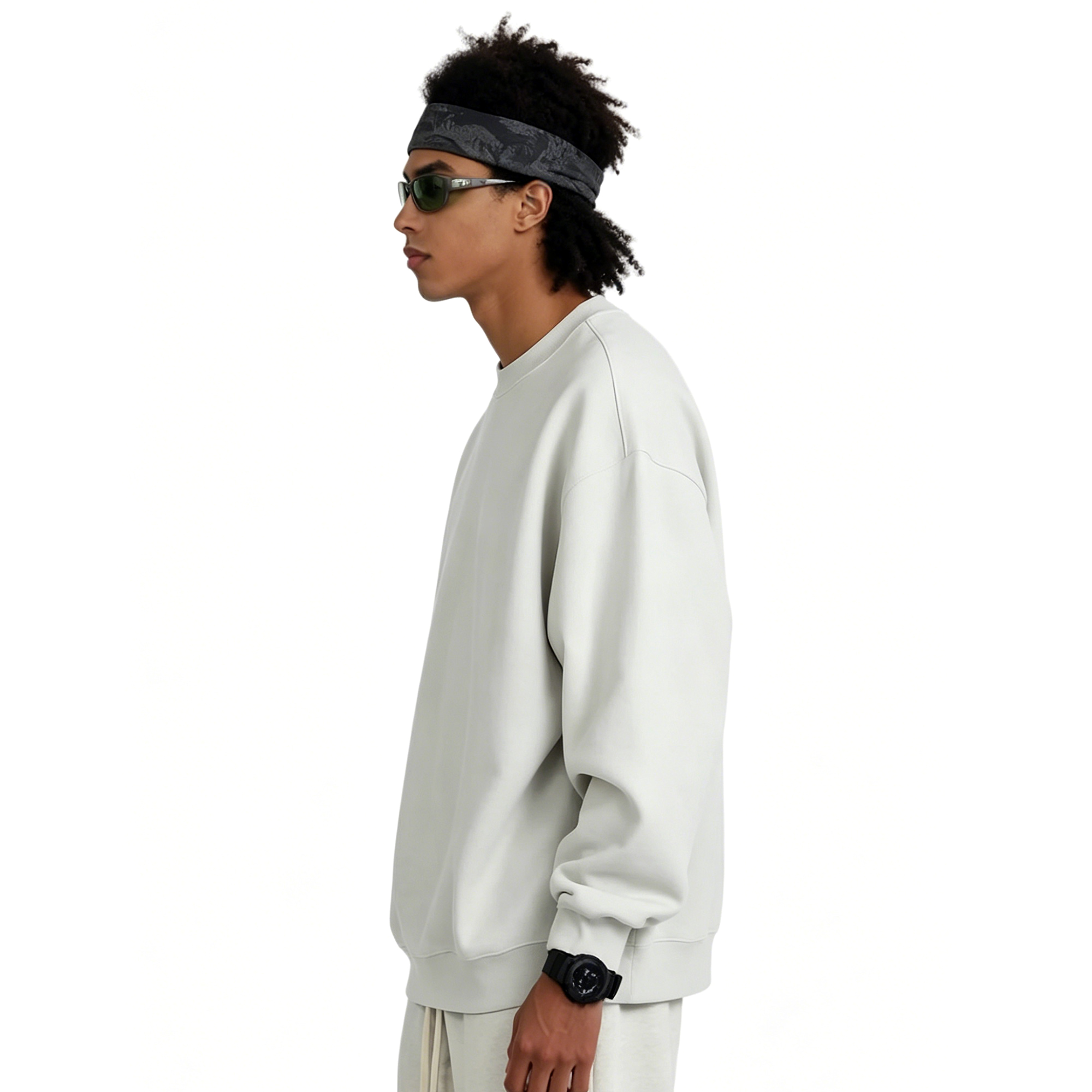 UNITE TOUD Men's Crewneck Pull - Oversized Crewneck Fleece のレビューと価格