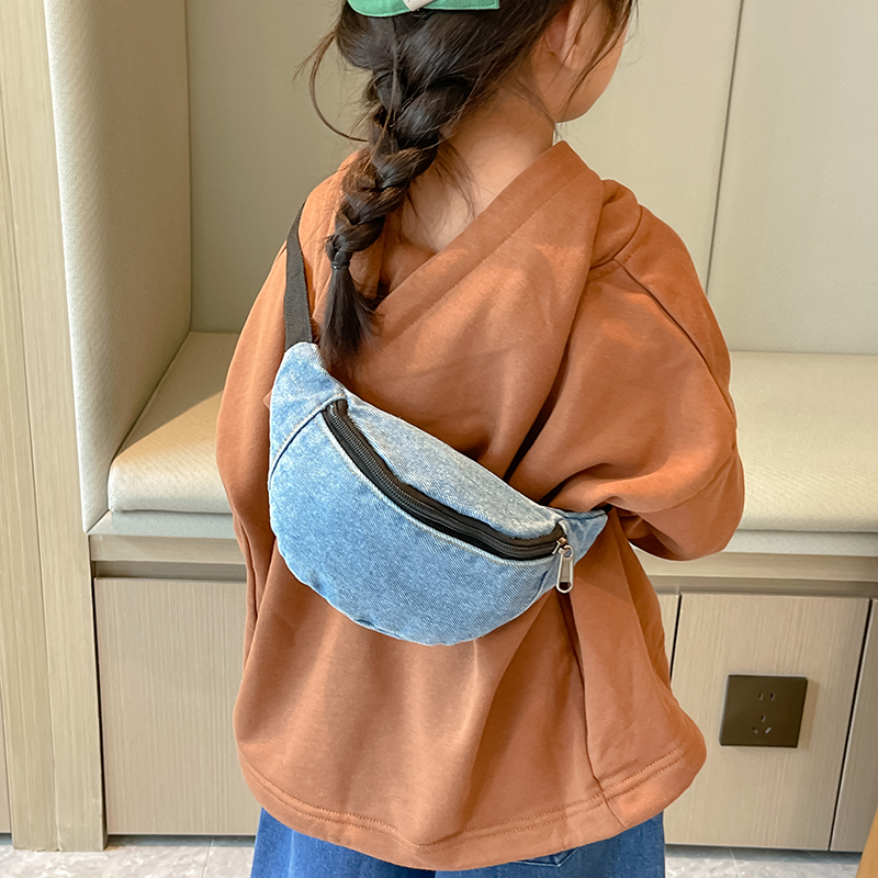 Fashion Denim Children's Waist - Street Fashion Boy のレビューと価格