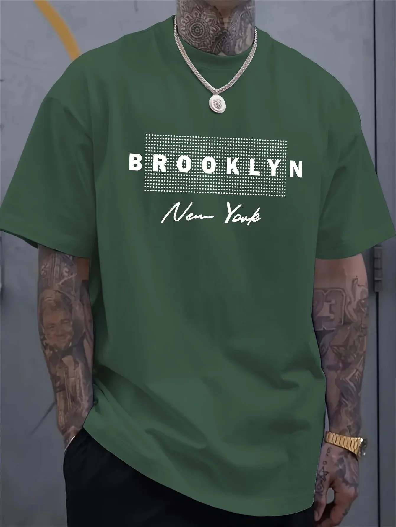 Men's New York Letter Printed  - Street Fashion New York のレビューと価格