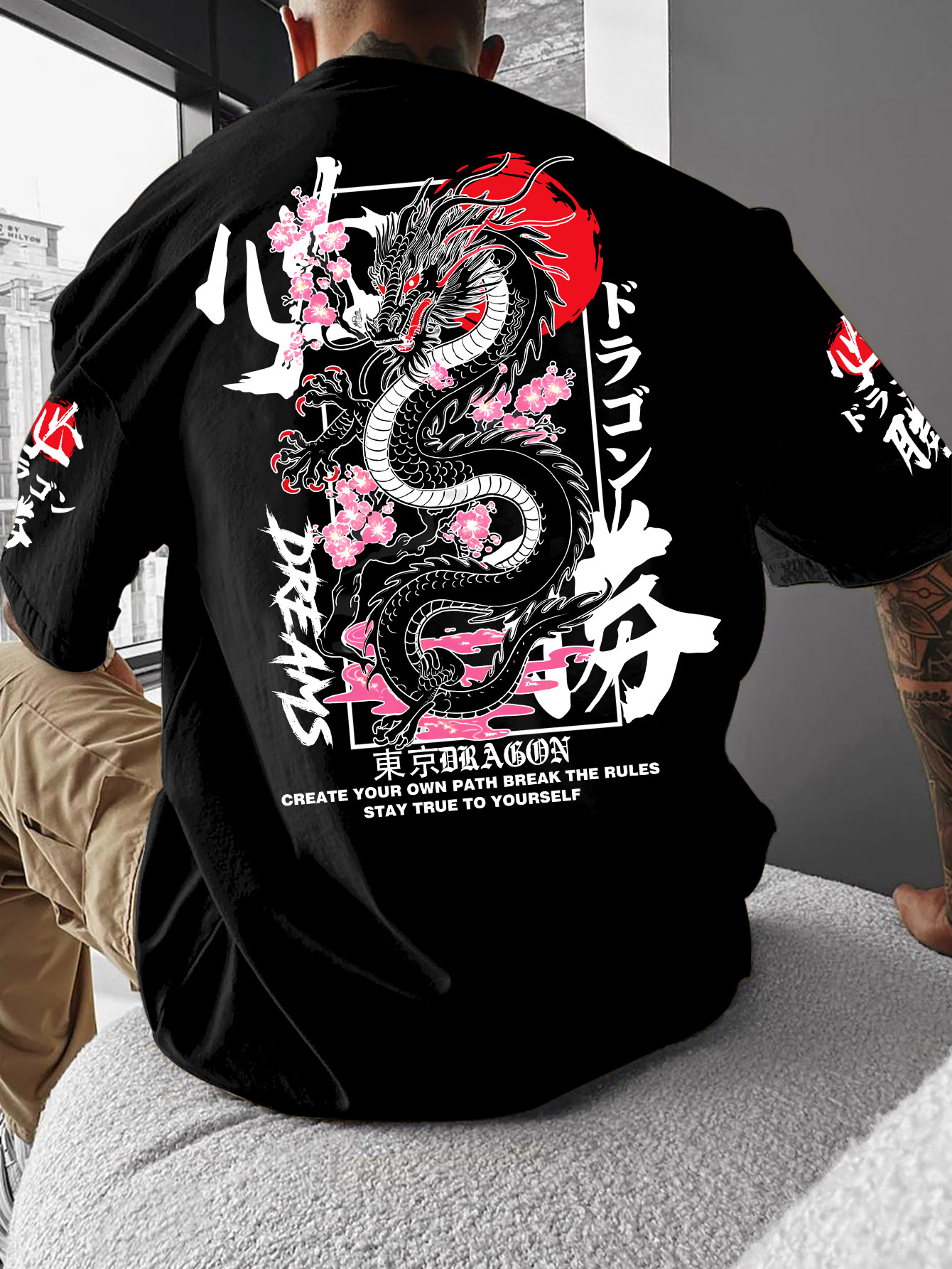 New Men Summer T-shirt  Street - Street Fashion Tokyo のレビューと価格