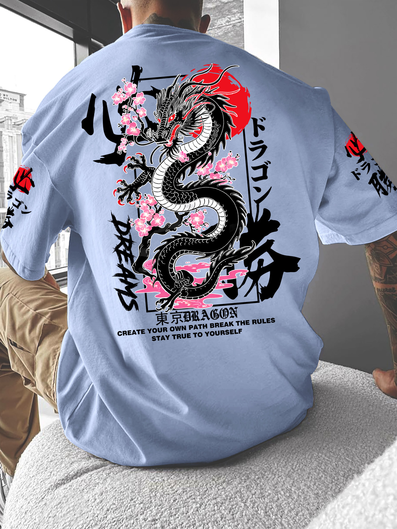 New Men Summer T-shirt  Street - Street Fashion Tokyo のレビューと価格