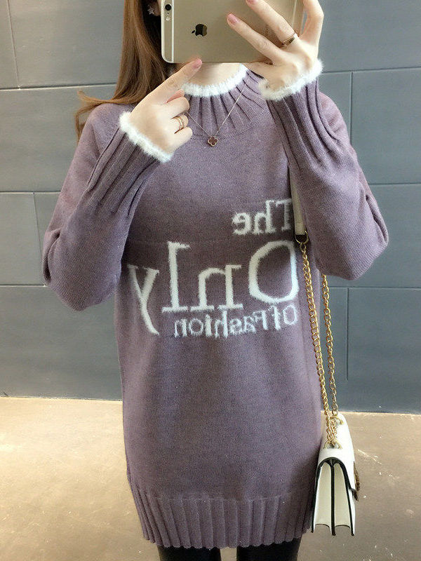 Women's Fleece Lined Oversized - Oversized Crewneck Fleece のレビューと価格