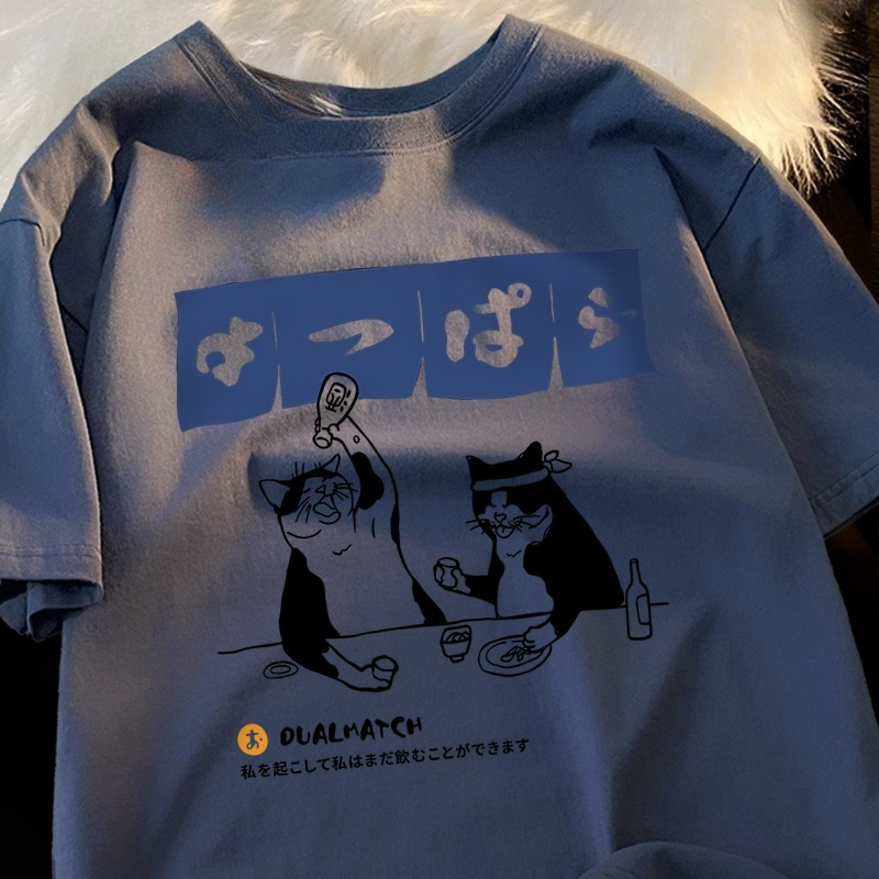 Harajuku Japanese Cat Drinking - Street Fashion In Japanese のレビューと価格