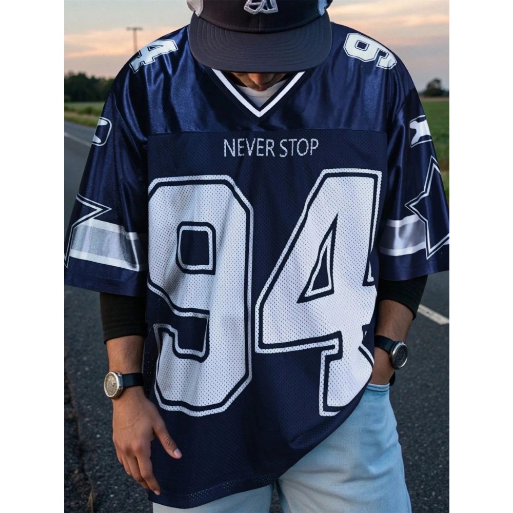 2026 Summer New Men's V-Neck T - Street Fashion News のレビューと価格
