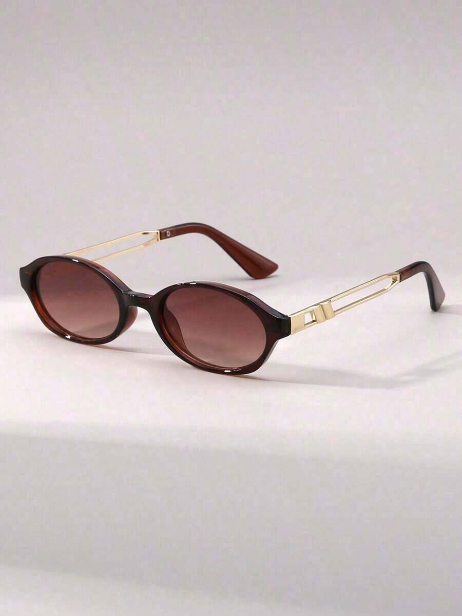 Vintage Oval Fashion Sunglasse - Street Fashion Vintage のレビューと価格