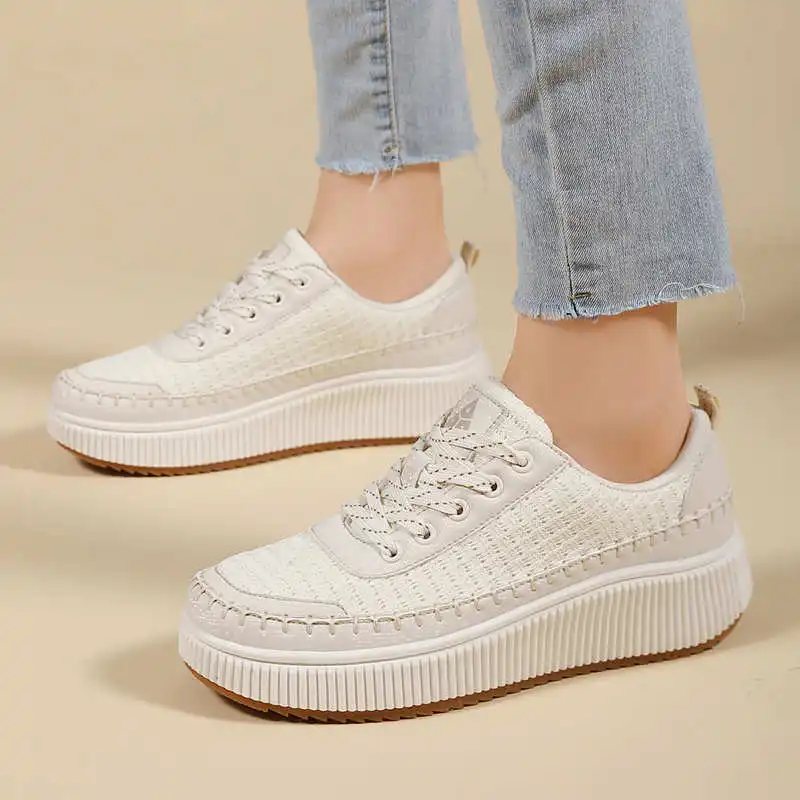 Brown Shoes Woman Flats Autumn - Street Fashion Canada のレビューと価格