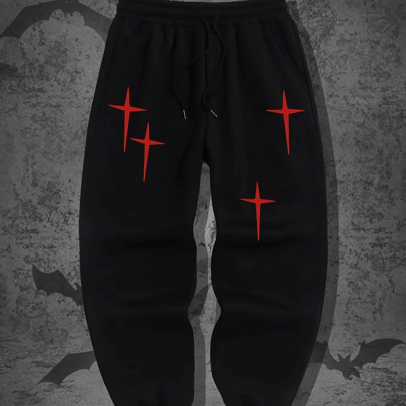 Harajuku hip-hop pants Printed - Street Fashion Couple のレビューと価格