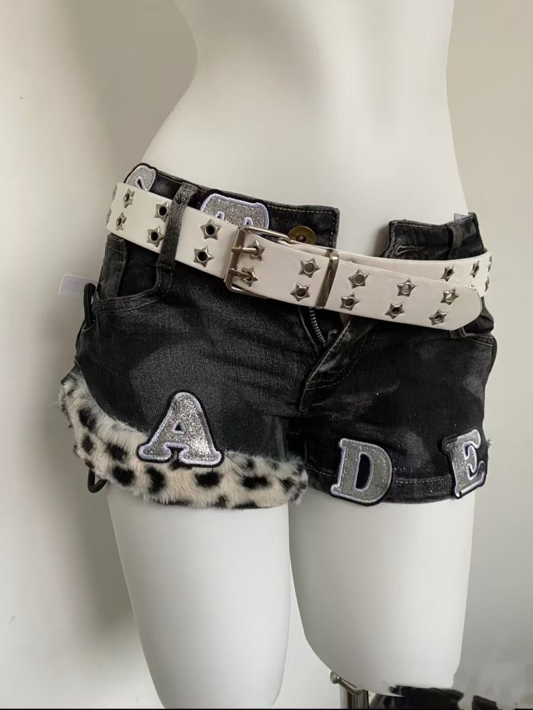 Y2k Embroidered Patch Denim Sh - Street Fashion Vintage のレビューと価格