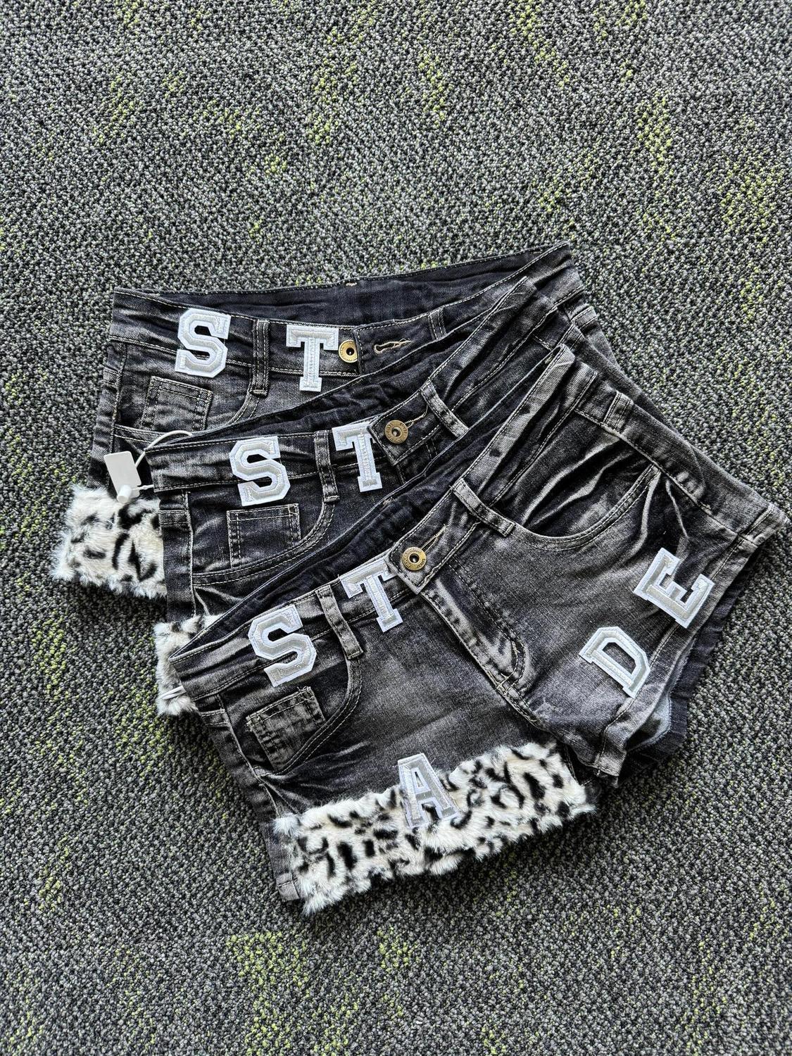 Y2k Embroidered Patch Denim Sh - Street Fashion Vintage のレビューと価格