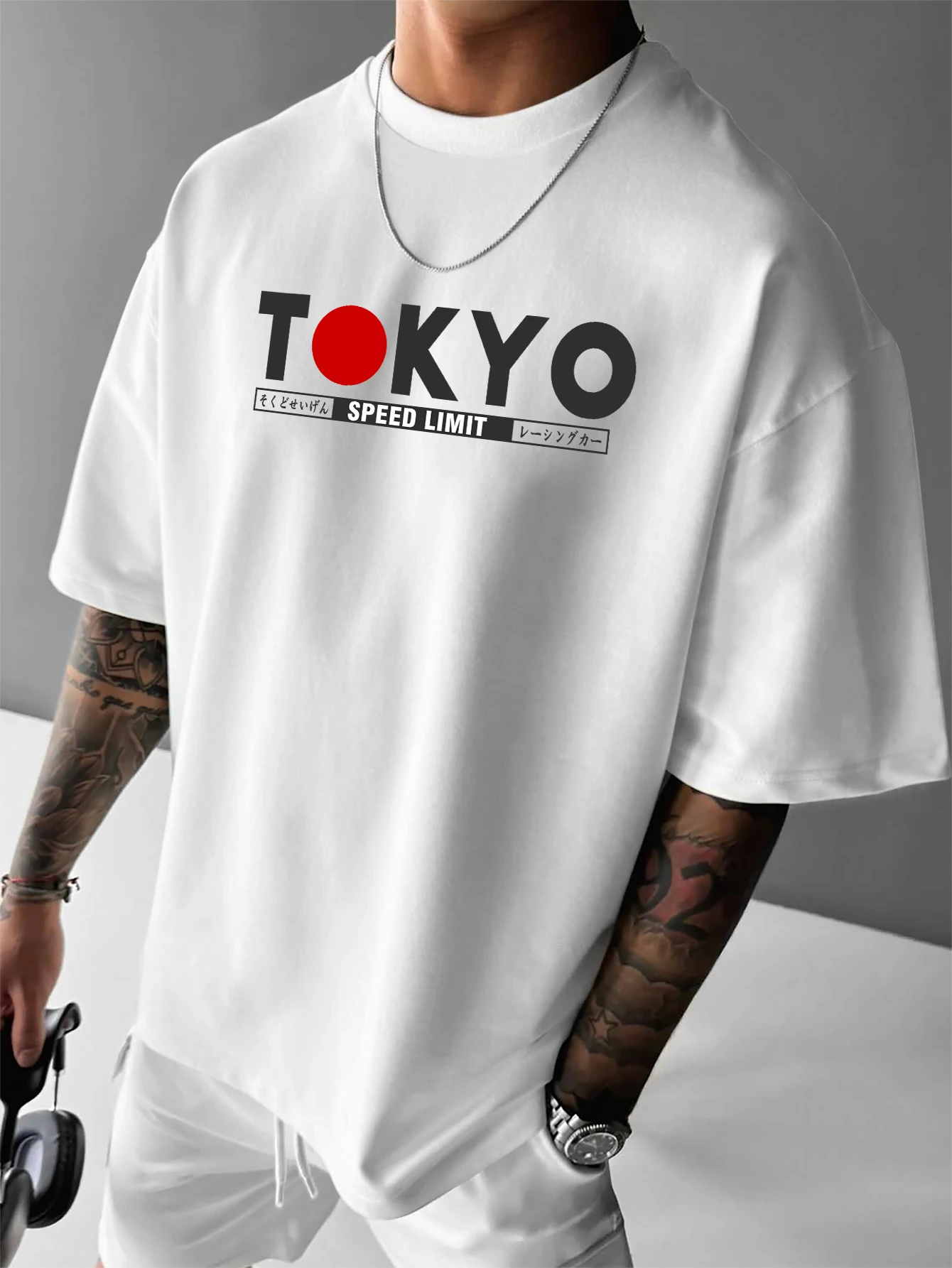 Men's Tokyo Racing logo print  - Street Fashion Tokyo のレビューと価格