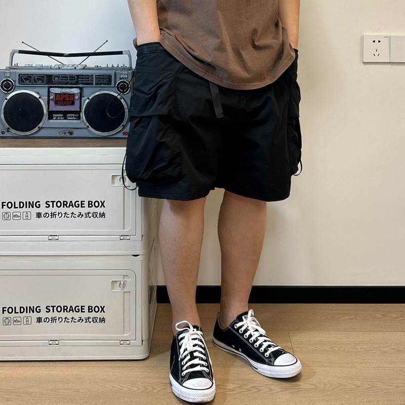 Workwear Multi Pocket Shorts F - Street Fashion In Japanese のレビューと価格