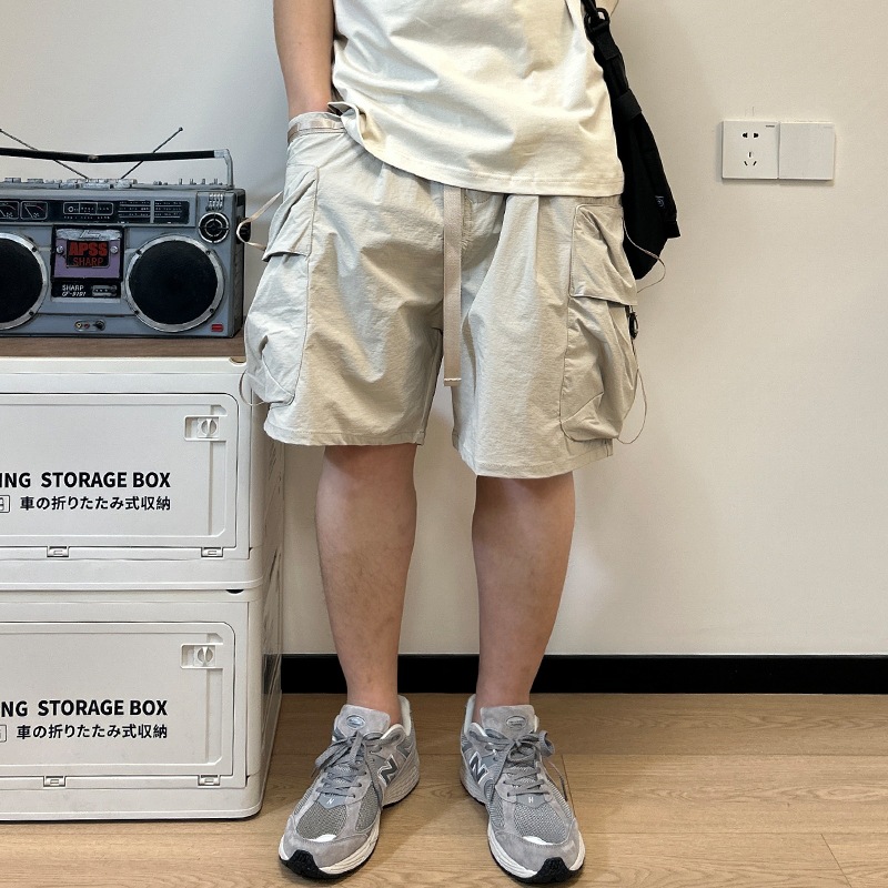 Workwear Multi Pocket Shorts F - Street Fashion In Japanese のレビューと価格