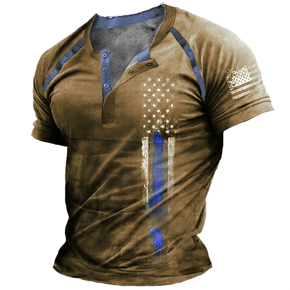 Funny 3D American Flag Print M - Street Fashion China のレビューと価格