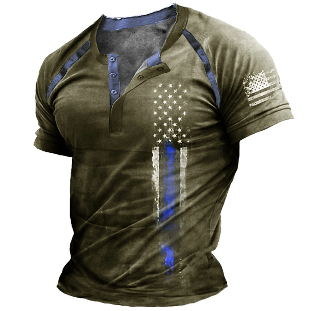 Funny 3D American Flag Print M - Street Fashion China のレビューと価格