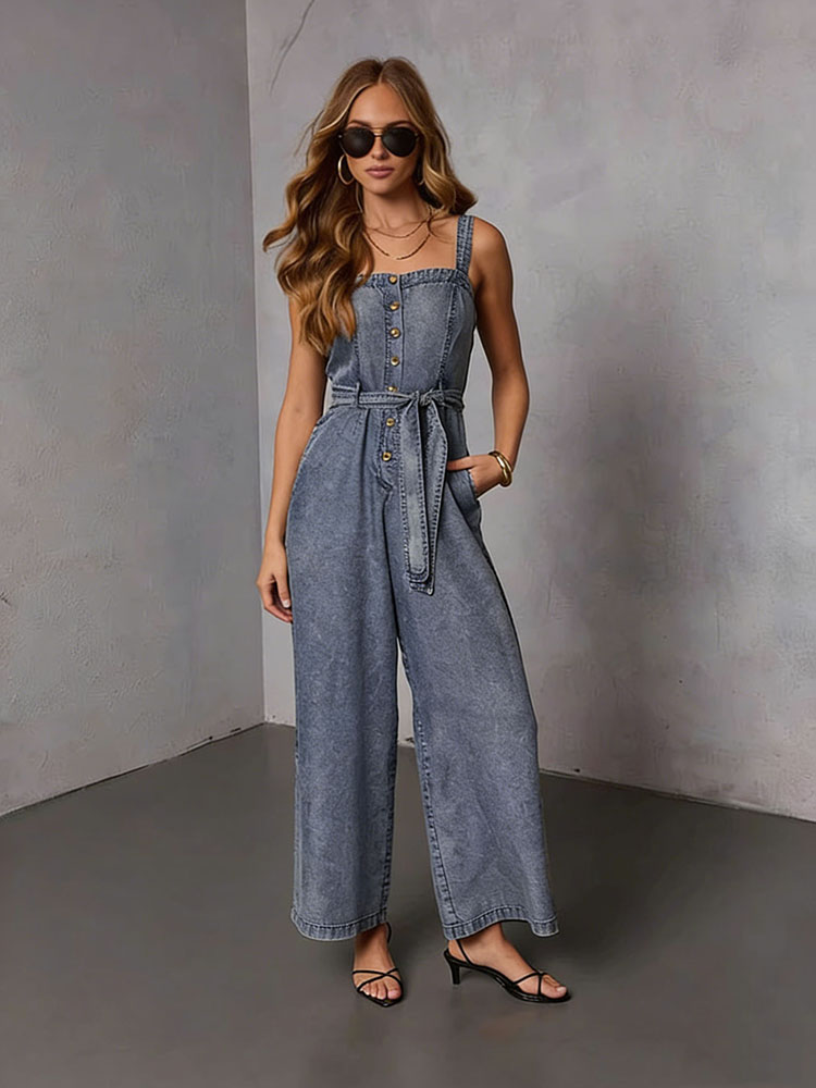 Summer Vintage Women Denim Jum - Street Fashion Vintage のレビューと価格