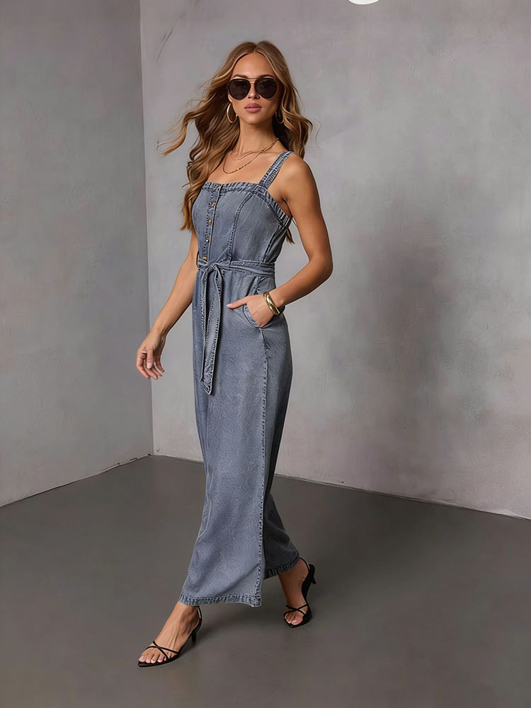 Summer Vintage Women Denim Jum - Street Fashion Vintage のレビューと価格