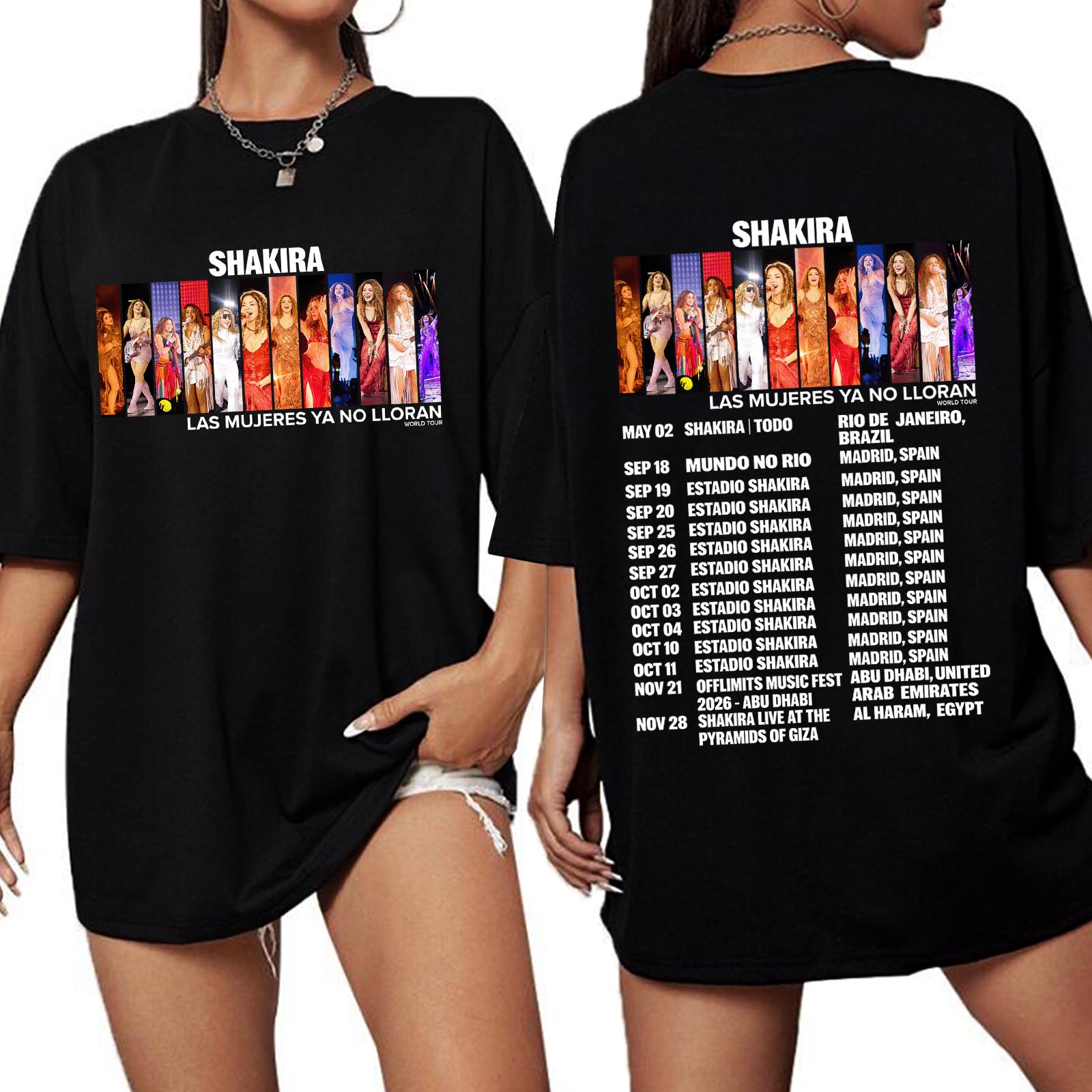Shakira Las Mujeres Ya No Llor - Oversized Crewneck Fleece のレビューと価格