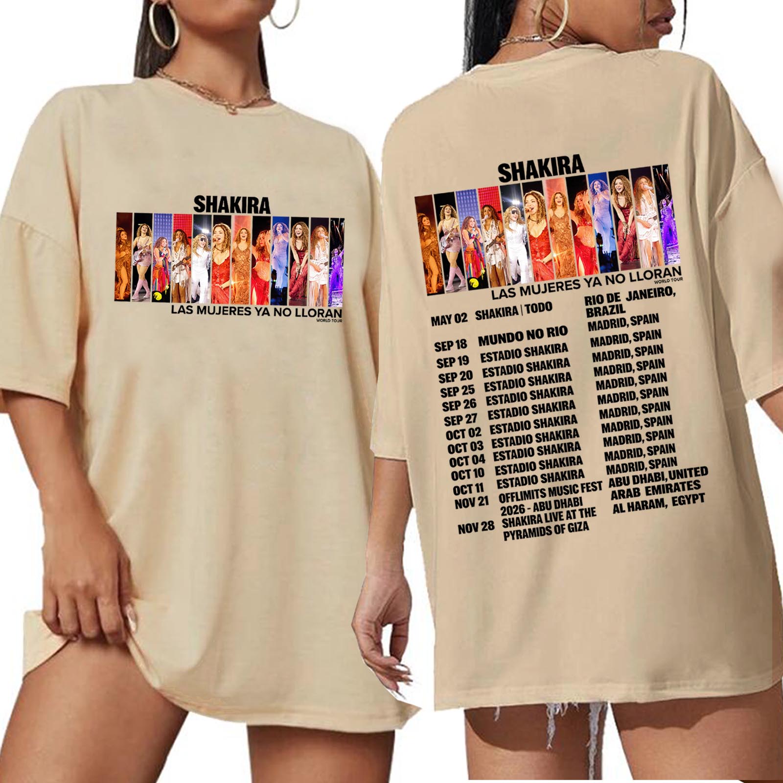 Shakira Las Mujeres Ya No Llor - Oversized Crewneck Fleece のレビューと価格