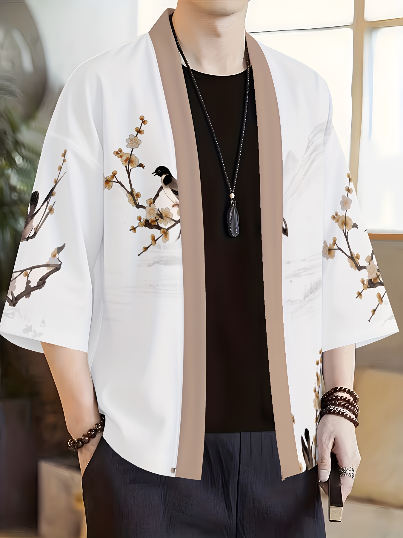 2026 Summer New Men's Kimono 3 - Street Fashion Styles のレビューと価格