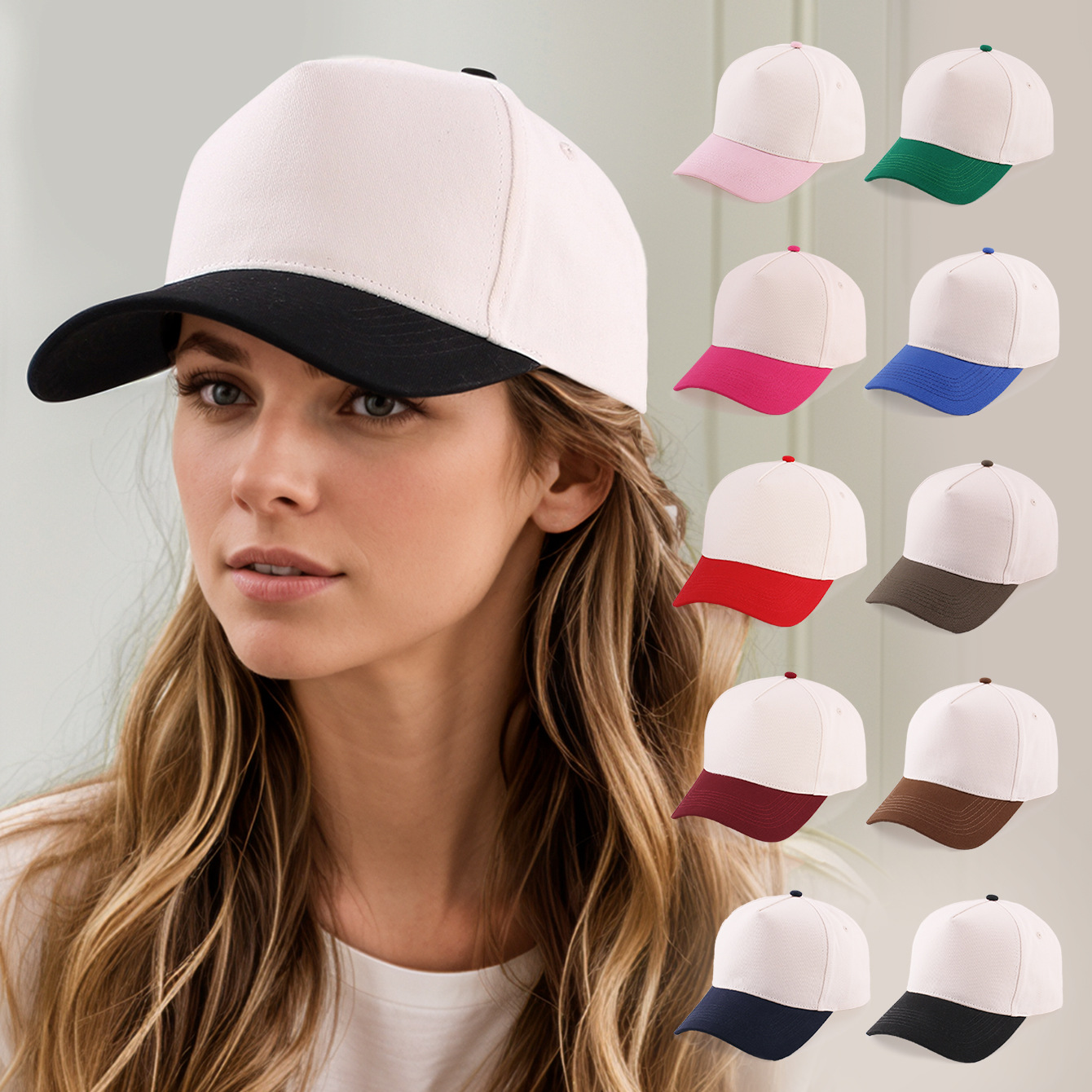 5Panel Unisex Custom Embroider - Baseball Cap Fitted のレビューと価格