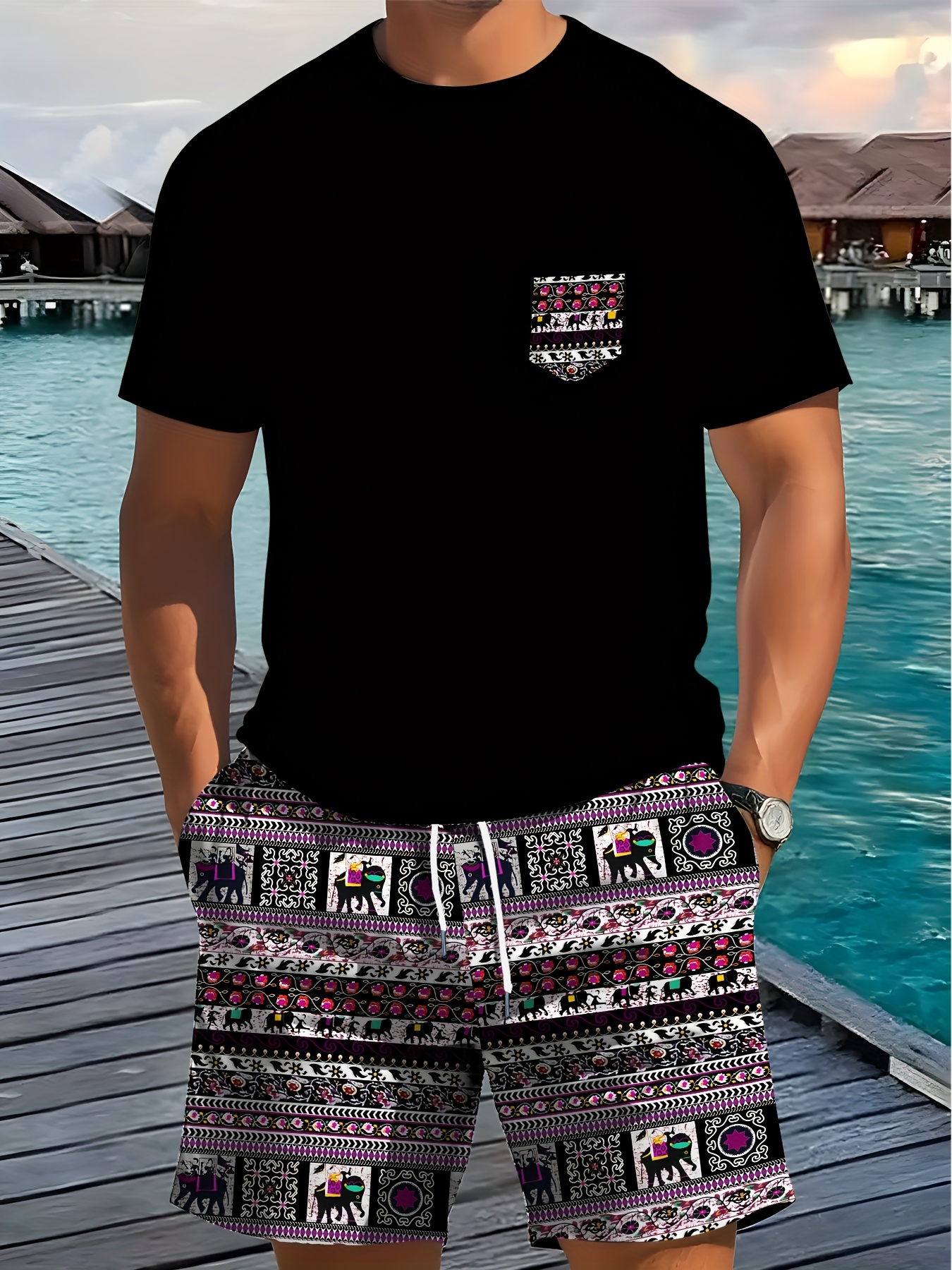 2026 Summer New Men's Short-Sl - Street Fashion Styles のレビューと価格