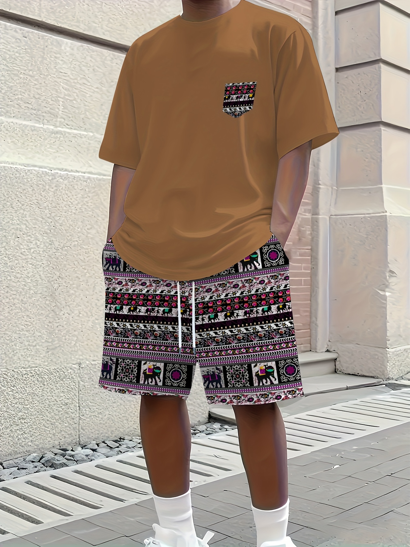 2026 Summer New Men's Short-Sl - Street Fashion Styles のレビューと価格