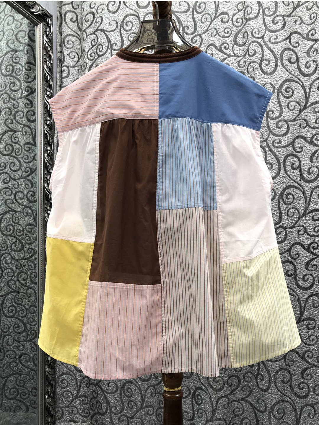 Loose Striped Color Block Slee - Street Fashion Milan のレビューと価格