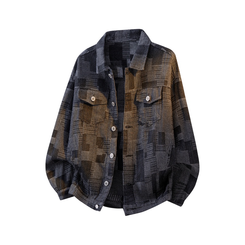 2026 Spring Men Washed Denim J - Street Fashion Couple のレビューと価格