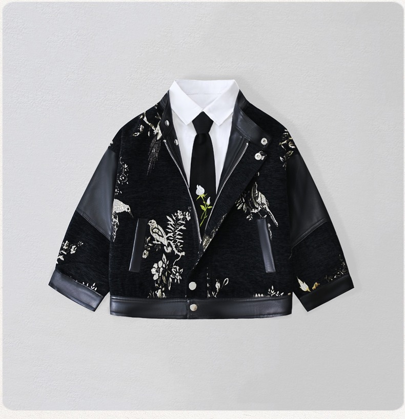 Gentleman Kids Embroidery Moto - Street Fashion News のレビューと価格