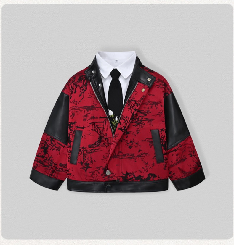 Gentleman Kids Embroidery Moto - Street Fashion News のレビューと価格