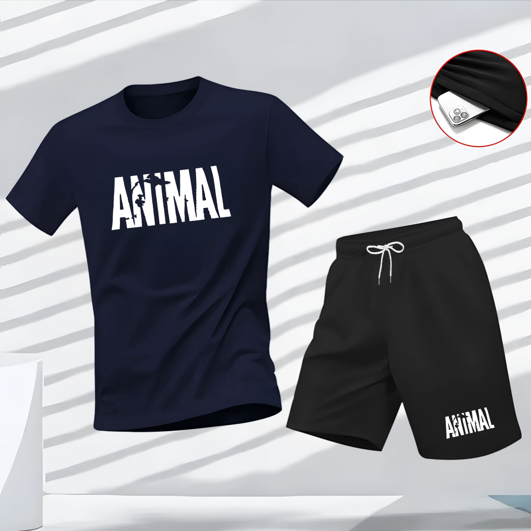 Animal letter minimalist style - Street Fashion Styles のレビューと価格
