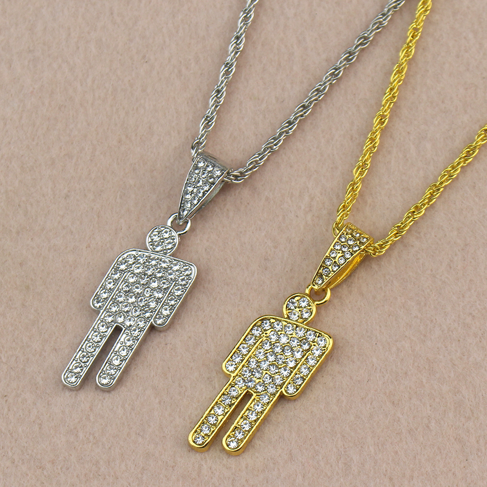 Hip Hop Necklace Stainless Ste - Street Fashion Couple のレビューと価格